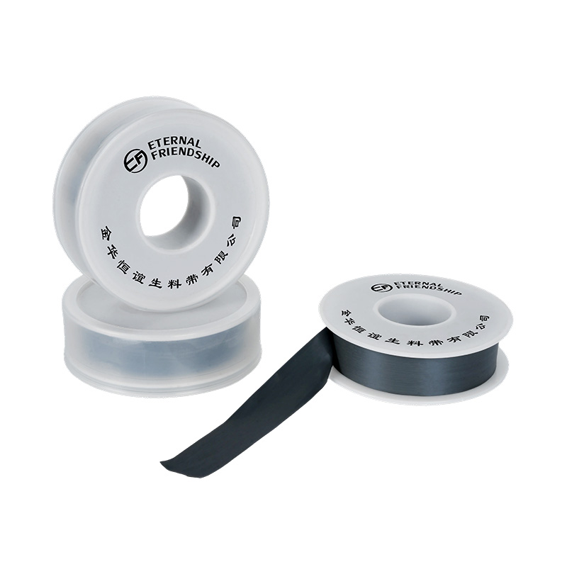 Cinta de PTFE gris para montaje en acero inoxidable